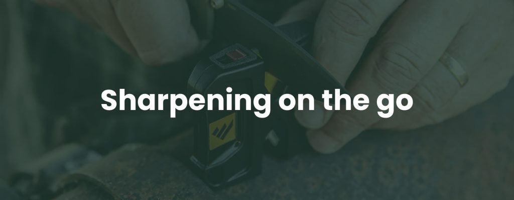 Sharpening on the go category